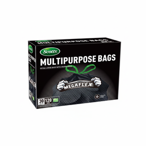 ถุงขยะสกอตส์แบบมีเชือกผูก ขนาดใหญ่ 120 ใบ บรรจุ 30 แกลลอน แบบใช้แล้วทิ้ง สีดำ สำหรับครัวขนาดใหญ่ - Product Image 2