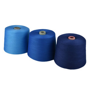 Precio de fábrica 100% poliéster teñido Color Spinning Melange CT5050 anillo mezclado hilado mopa tejido hilo para tejer Calcetines - Product Image 1