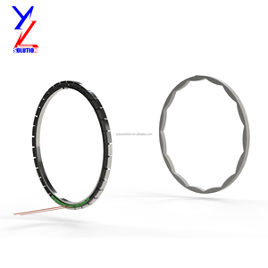 297 मिमी अक्षीय फ्लक्स मोटर 5 पोल जोड़े वाहन इलेक्ट्रिक्स पीएलसी नियंत्रक 297 मिमी व्यास रोटर निरपेक्ष एन्कोडर चर अनिच्छा - Product Image 2