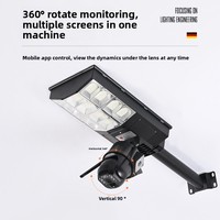 Lampes solaires d'extérieur IP65 avec caméra LED de surveillance solaire pour jardin
