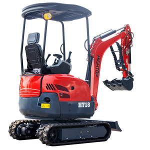 Spedizione Gratuita HIGHTOP Mini Escavatore HT18 da 1800kg, Piccola Scavatrice Efficiente, Macchina da Costruzione Popolare con Accessori - Product Image 2