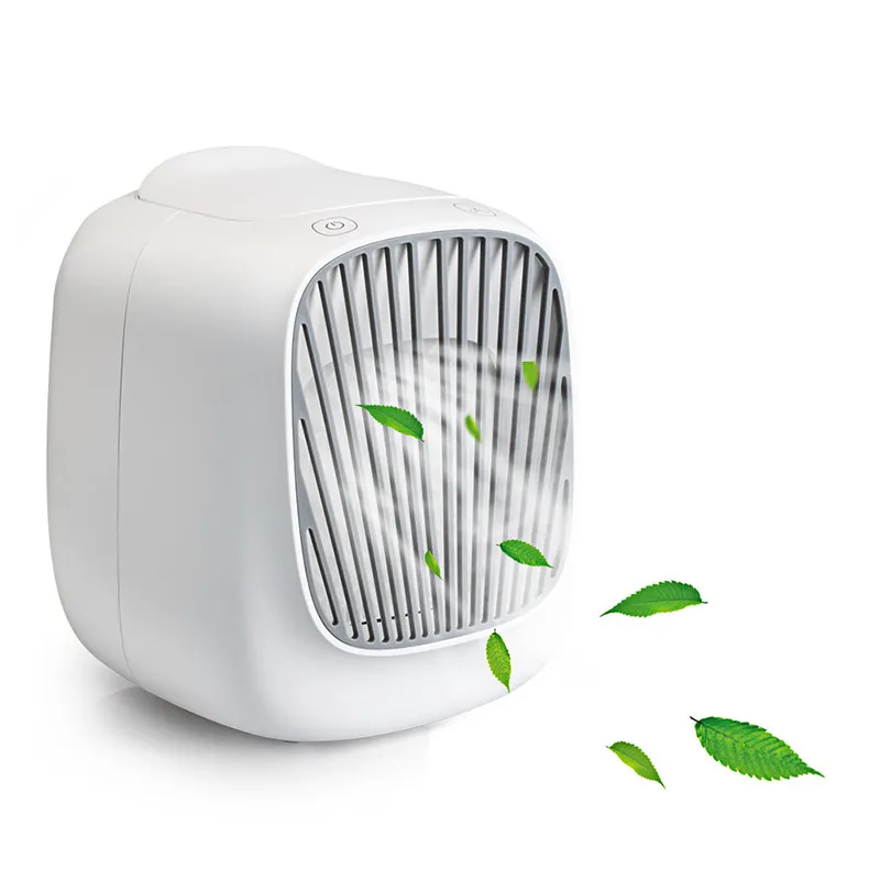 New Mini USB Air Cooler Home Desktop Small Air Conditioner Portable Mobile Humidification Water Cooled Electric Fan