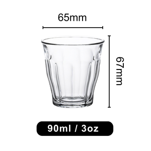Verre à shot Picardie transparent de style américain de 3 oz pour l'eau, les spiritueux, le vin, le café, la bière, les bars, la verrerie de maison - Product Image 2