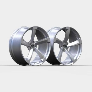 Nouvelles jantes QZC en aluminium forgé concave à rayons multiples, finition argentée, monobloc 5x112 pour <span class=keywords><strong>Audi</strong></span> <span class=keywords><strong>Q5</strong></span>/Q7/Q8/SQ8 et pour - Product Image 6