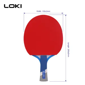 LOKI SW-285 profesyonel ping pong raketleri masa tenisi raketi logo baskılı kozmetik kapları satılık