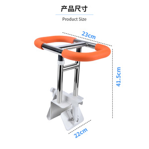 Poignée de sécurité pour baignoire Wei Yikang en acier inoxydable, sans perçage, antidérapante, pour la sécurité des personnes âgées lors de la baignade - Product Image 4