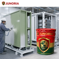 Revêtement liquide semi-brillant 2K en polyuréthane acrylique résistant aux produits chimiques et à l'usure Junoria pour ateliers de travail CNC