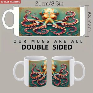 Tazza in Ceramica Spessa da 11oz, Mantiene il Caffè Caldo, con Citazione Personalizzata Divertente per il Mattino - Product Image 4
