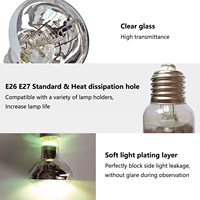 Lampe à vapeur de mercure autonome tout-en-un pour reptiles, UVA UVB, chauffante et chauffe-plage, favorise la production de vitamine D3 et de calcium chez les reptiles