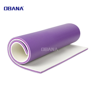 Tapis de sol pour terrain de tennis de table en plastique écologique OBANA approuvé par l'ITTF, épaisseur 4,5 mm, absorption des chocs