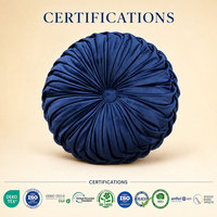 Coussin d'oreiller rond de siège personnalisé de haute qualité coussin de sol d'oreiller de citrouille pour le salon