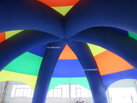 Tente araignée gonflable, dôme gonflable multi-arches, abri gonflable portable pour événements, promotion et activités en salons professionnels