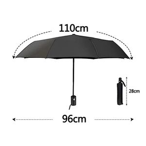 Рекламный китайский оптовый цветной рынок с индивидуальным принтом, маленький трехкратный Подарочный зонт с автоматическим цветочным принтом - Product Image 5