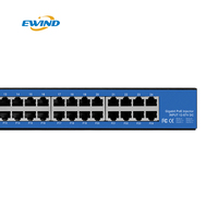 Injecteur PoE Gigabit 24 ports pour appareils 802.3af