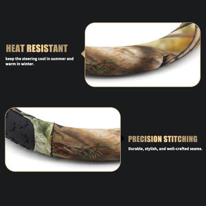 Housse de volant à 3 branches grande taille pour AC Schnitzer X6 E71 SUV 2010- en PVC, excellente adhérence, design antidérapant - Product Image 4