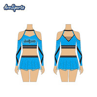 Haute Qualité Mystique Filles Gymnastique Cheer Uniforme Ensembles Cheer Brillant Polyester Fantaisie Sublimation Conception Cheer Tenues