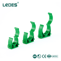 Clip de fixation pour tuyau PPR certifié ISO LEDES, support modulaire en plastique pour fixation de tuyaux d'eau PPR