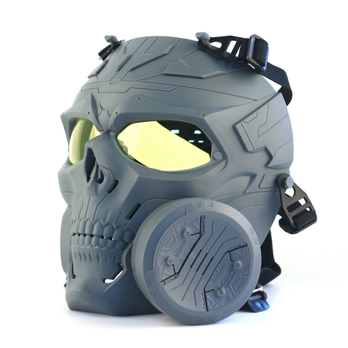 Gris (lunettes jaunes)