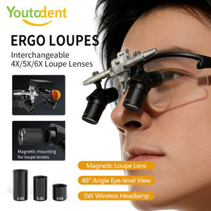 Lupas Ergonómicas XPEDental con Atracción Magnética, Lentes Ópticas Intercambiables <span class=keywords><strong>de</strong></span> Cambio Rápido con Atracción Magnética, Aumento 4X 5X 6X, Lámpara Inalámbrica - Product Image 6