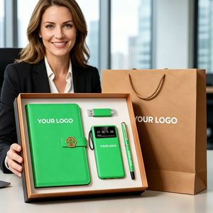 Business Gift Set Notebook Pen <b>USB</b> Flash <b>Drive</b> Power Bank Customized Business Promotions Gifts Wholesale 2026 - Product Image 1