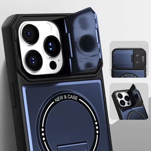 Di lusso armatura Flip fotocamera proteggere la ricarica Wireless custodia del telefono per <span class=keywords><strong>iPhone</strong></span> 17 Pro Max magnetico pieghevole <span class=keywords><strong>Cover</strong></span> - Product Image 5