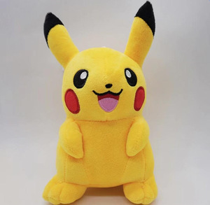 Vente en gros d'usine : Jouets en peluche 3D gaufrés, mignons et doux, pour pendentif, <span class=keywords><strong>Pikachu</strong></span>, animal en peluche, dessin animé Kawaii - Product Image 1