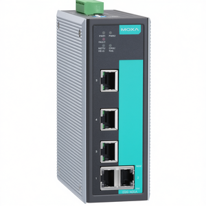 Moxa EDS-405A-EIP Managed Switch อุปกรณ์เครือข่ายอุตสาหกรรมแบบติดตั้งบนราง DIN 5 พอร์ตอีเธอร์เน็ต - Product Image 3
