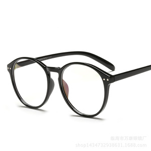 แว่นสายตาแบบเต็มกรอบ ลายดอกไม้สีน้ำตาล เลนส์ใส CR-39 ขนาดกลาง กรอบสำหรับทุกเพศ - Product Image 2