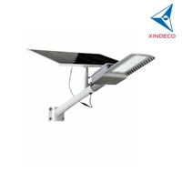 Xindeco GSTRL LED haute efficacité monocristallin solaire IP66 avec lentille PMMA 180-200lm/W Garantie 5 ans pour routes et parcs commerciaux 5000K