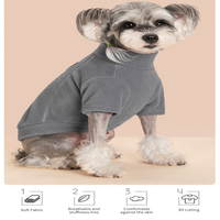 Sudadera con Capucha Cálida de Poliéster Multicolor para Otoño e Invierno, con Correa Ajustable en el Pecho, Ropa para Perros Pequeños y Medianos