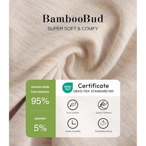 Pijama de Bambú para Bebé, sin Mangas, con Cierre de Dos Vías, Unisex, para Todas las Estaciones, Transpirable - Product Image 3