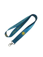 Lanières en polyester personnalisées, douces, colorées et personnalisées avec logo imprimé par sublimation et accessoires à crochet