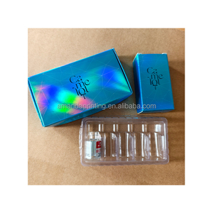 Nouvelle conception V-012 : Boîte en papier et étiquette pour flacons en verre de 2 ml avec hologramme imprimé, pour 5 flacons de 2 ml - Product Image 6