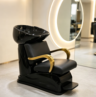 Meilleure Vente - Chaise de Lavage de Cheveux Moderne et Élégante avec Accents Dorés pour Salon - Vente en Gros Direct Usine
