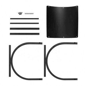 Casier de stockage noir pour bûches, support décoratif en fer métallique pour <span class=keywords><strong>la</strong></span> maison, cheminée domestique - Product Image 2