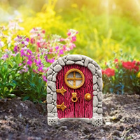 Fée Jardin Kit Elfe Fée Porte pour Arbres Arbre Souche Décor Fée Maison Kit Gnome Jardin Décor