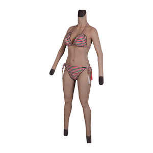Body entier réaliste Formes mammaires Vagin Silicone Full Body Suit Sissy Sous-vêtements avec bras Pieds Crossdressing <span class=keywords><strong>Lingerie</strong></span> - Product Image 5