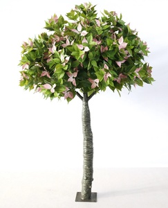 Kits LED <span class=keywords><strong>Rose</strong></span> Lilas en Promotion Pieds de Pot Rouges Murs Lego Sakura Bonsaï Shangpin <span class=keywords><strong>Arbre</strong></span> de Cerisier sans Plastique de 3 mètres - Product Image 4