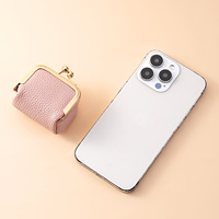 En gros, Mini pochette carrée en cuir PU à fermoir kiss-lock pour Halloween, compacte, pour bijoux, rouge à lèvres, monnaie, légère, porte-clés, mignonne