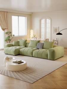 أريكة عتيقة قابلة للتخصيص عالية الجودة من الجلد الطبيعي المعاصر لأثاث غرف المعيشة والفيلات - Product Image 5