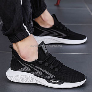 Henan, logotipo personalizado, <span class=keywords><strong>zapatillas</strong></span> deportivas para <span class=keywords><strong>tenis</strong></span> para <span class=keywords><strong>hombre</strong></span>, diseño de malla ligera transpirable para el verano, bajo MOQ, stock barato - Product Image 2