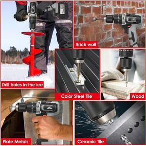 21 فولت مطرقة تأثير اللاسلكي سائق الحفر تشاك بدون مفتاح 20 + 3 موقف 0-2150RMP سرعة متغيرة 200N.<span class=keywords><strong>m</strong></span> أقصى عزم دوران OEM تخصيص - Product Image 6