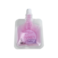 Sachets de jus transparents miniatures personnalisés en PET+PA+PE, étanches, avec bec verseur, pour eau potable, lait et gelée - Vente en gros