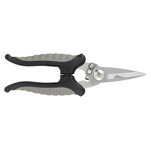 Tijeras Multiusos Fervi de 175 mm, Acero Inoxidable, Borde Liso, Grado Industrial, Mango Negro - Product Image 1