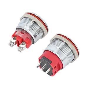 <span class=keywords><strong>สวิตช์</strong></span>ปุ่มกดโลหะกันน้ำ กระแสสูง 10A ขนาด 25 มม. แบบกดติดปล่อยดับ สำหรับเครื่องยนต์รถยนต์และอุปกรณ์เครื่องจักรกล ขายดี - Product Image 4