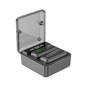 Micrófono Lavalier inalámbrico S52 2024G de molde privado 2,4 con estuche de carga para entrevista en vivo Mini micrófono de solapa con cancelación de ruido - Product Image 3