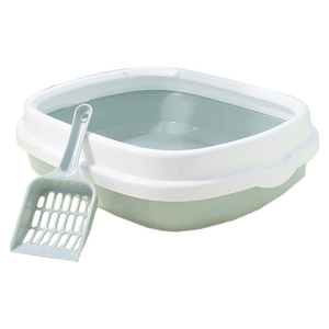 Lettiera <span class=keywords><strong>per</strong></span> <span class=keywords><strong>Gatti</strong></span> Semi-Chiusa Extra-Large Colorata Anti-Schizzi Rinforzata con Funzione Anti-Sabbia <span class=keywords><strong>per</strong></span> <span class=keywords><strong>Gatti</strong></span> <span class=keywords><strong>Adulti</strong></span> - Product Image 1