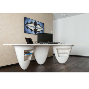 Muebles de oficina personalizados Corian President Home Office Desk <span class=keywords><strong>Chair</strong></span> diseño nórdico mesa de oficina - Product Image 1
