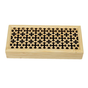 DS Handmade Rectangle Hollow-out Hinged Lid Eco-friendly Luxury Bamboo MDF Customizable Storage <b>Box</b> Delicate Tooling-Wine <b>Box</b> - Product Image 4