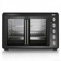 Four électrique RAF 120L 2800W grande capacité avec rôtissoire pour la cuisson et la rôtissure à domicile